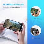 Ugreen 1m 90 Degree Angle USB-C to USB-C 60W Braided Cable