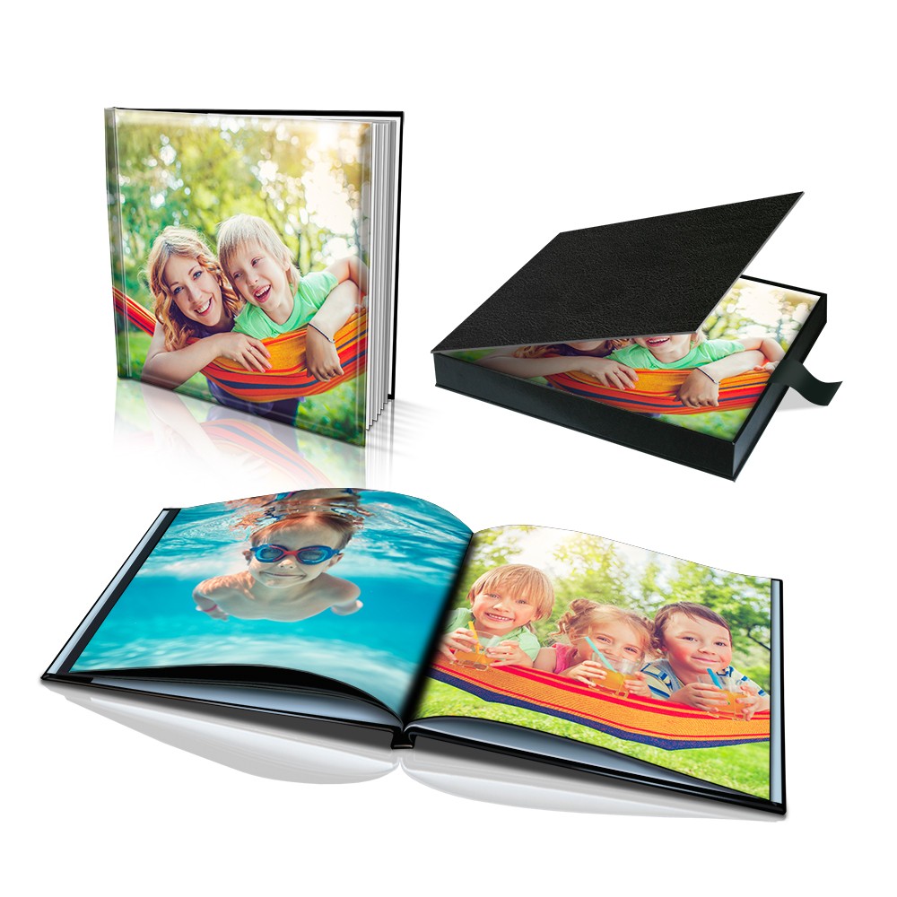 8x8" Premium Padded Photo Book with Presentation Box