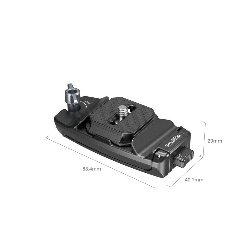 SmallRig Camera Clip with Quick Release Mount Plate Kit 5053
