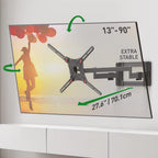  Dual Arm TV Wall Mount