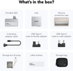 Lexar Professional GO SL400 SSD Silver with Hub - 2TB