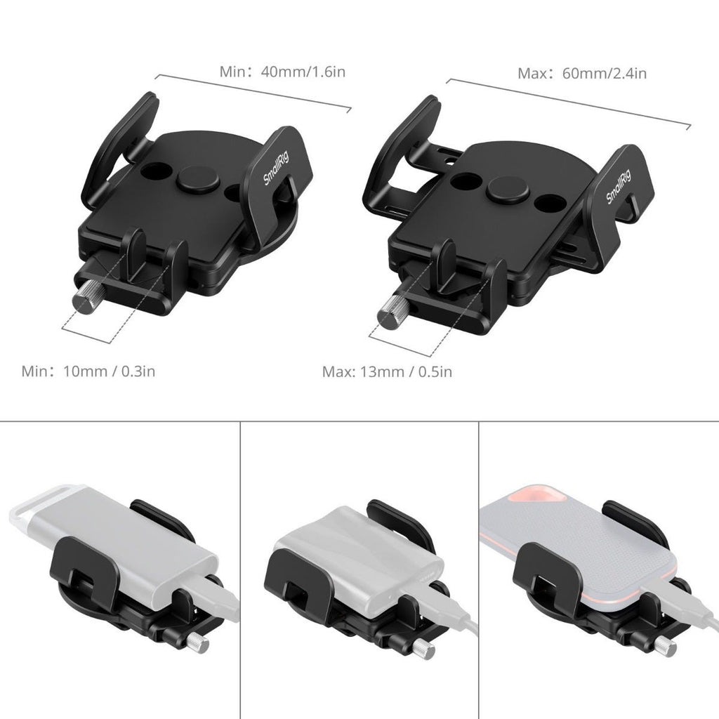 SmallRig Universal Mounting Clamp for External SSD 5196B