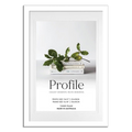 Profile - Elegant Deluxe 12x18/10x15 Photo Frame - White