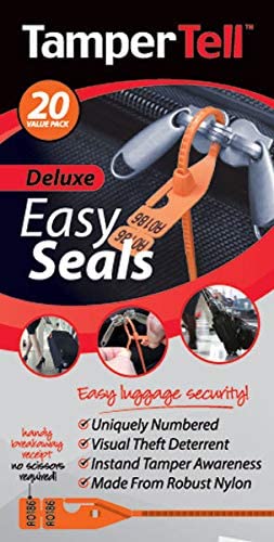 Korjo TamperTell Luggage Security Seals - 20 Pack