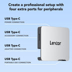 Lexar Professional GO SL400 Hub - Silver