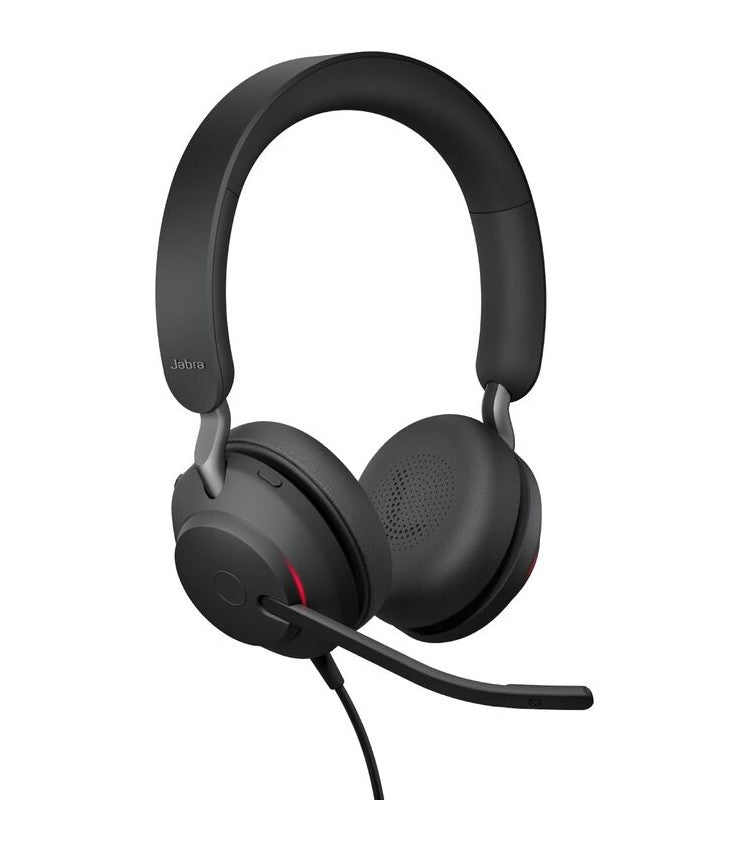 Jabra Evolve2 40 SE MS USB-C/A Stereo Corded Headset 