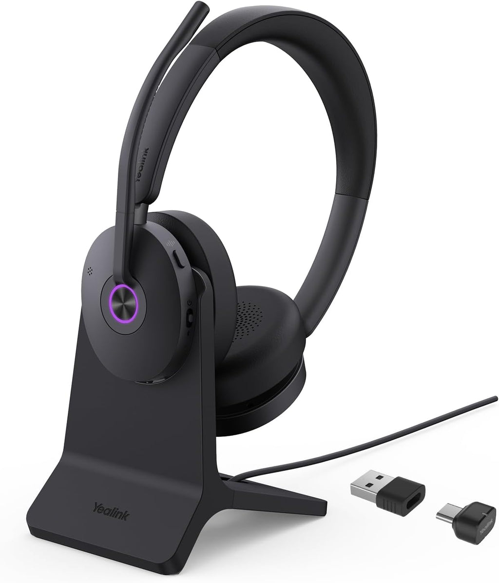 Yealink BH74 UC Stereo Bluetooth Wireless Headset with Charge Stand