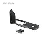 SmallRig L-shaped Mount Plate with Silicone Handle for FUJIFILM X half (Charcoal Silver) 5217