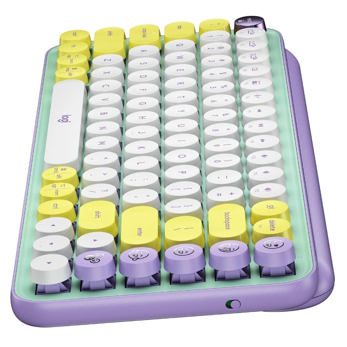 Logitech POP Keyboard and Mouse Combo with Ultimate Ears MINIROLL (Mint)