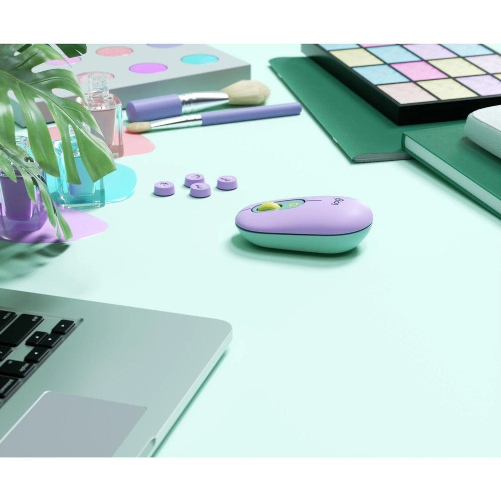 Logitech POP Keyboard and Mouse Combo with Ultimate Ears MINIROLL (Mint)
