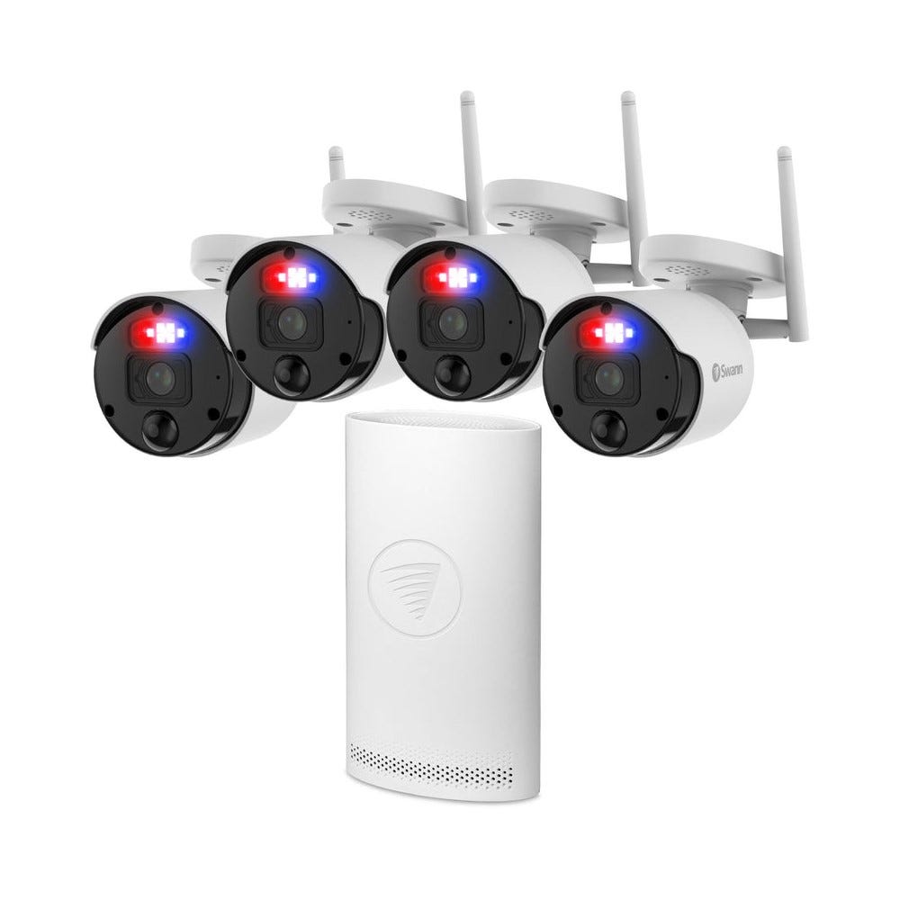 Swann SecureAlert 4 Camera 4 Channel 4K Wi-Fi NVR Security System