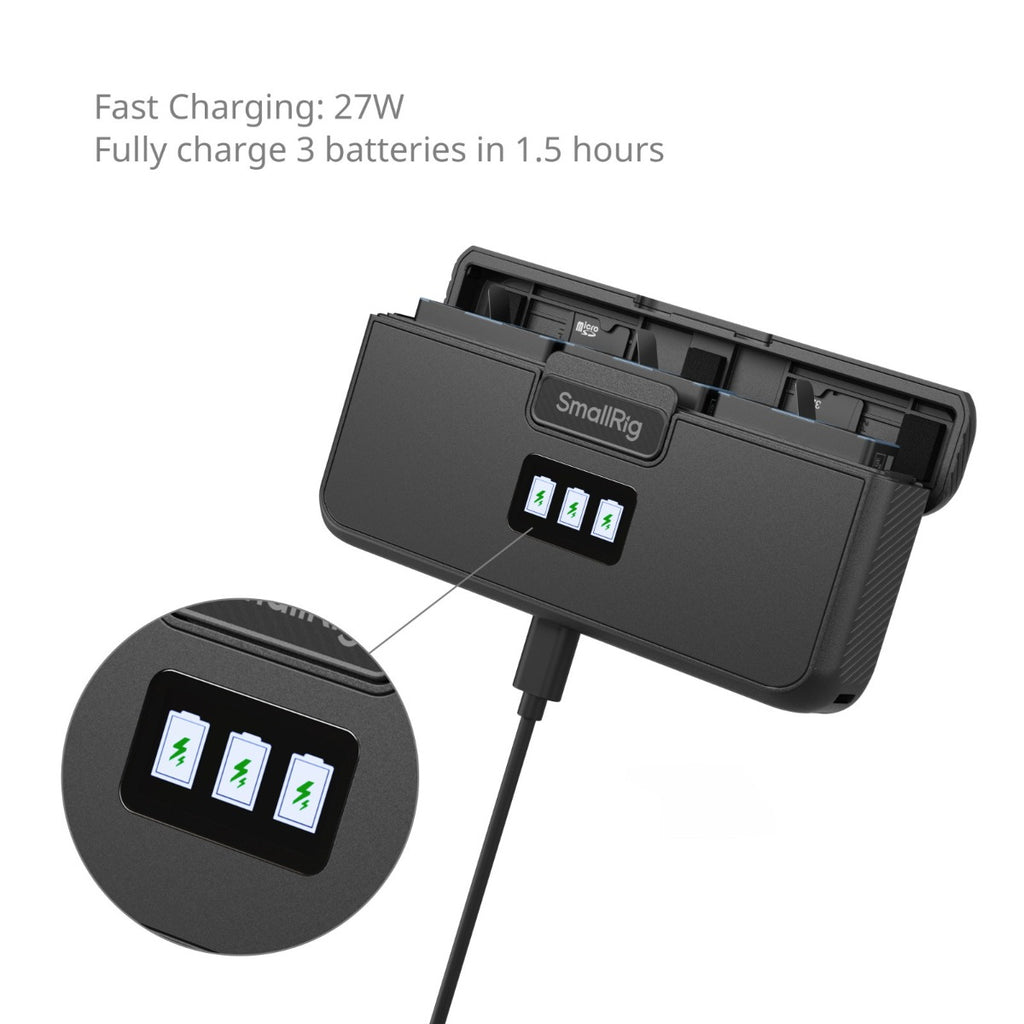 SmallRig Camera Battery Charger for GoPro 9/10/11/12 5418