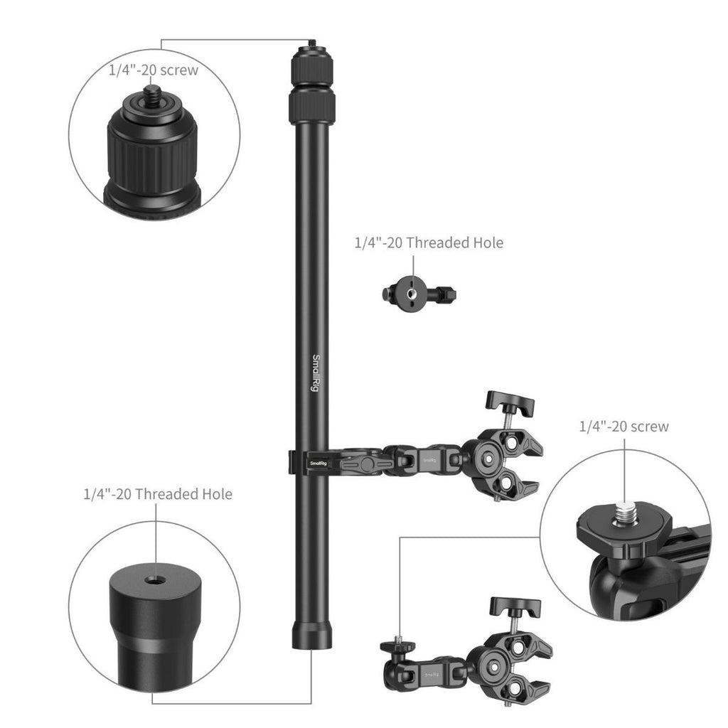 SmallRig POV Mount Kit for Action Cameras 5459B