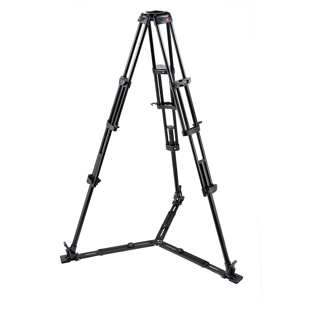 Open Box Manfrotto 545GB Pro Alu VideoTripod w/100mm/ 75mm Bowl, Tandem Leg
