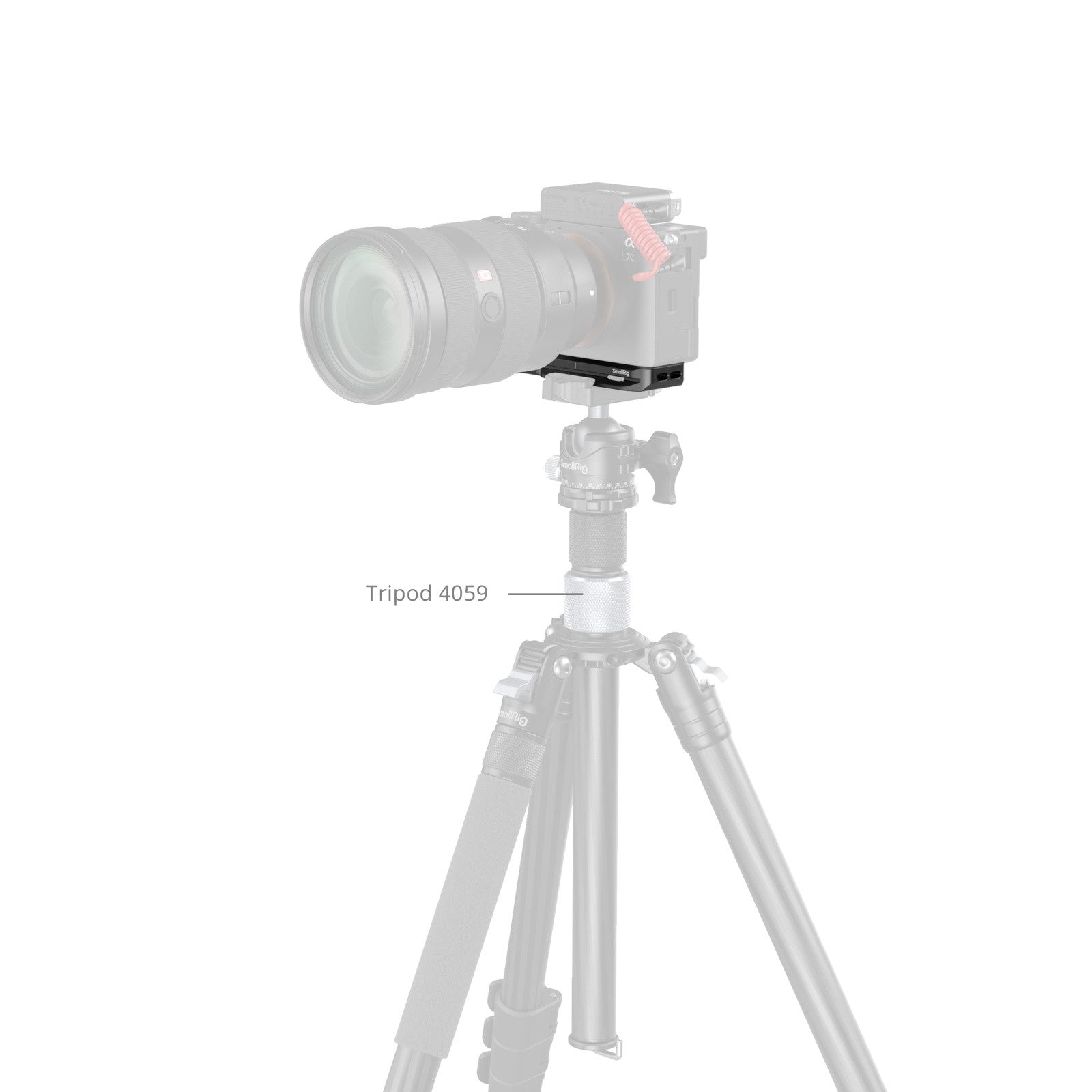 SmallRig Baseplate with Airtag Slot for Sony Alpha 7C II / Alpha 7CR (Black) 5481