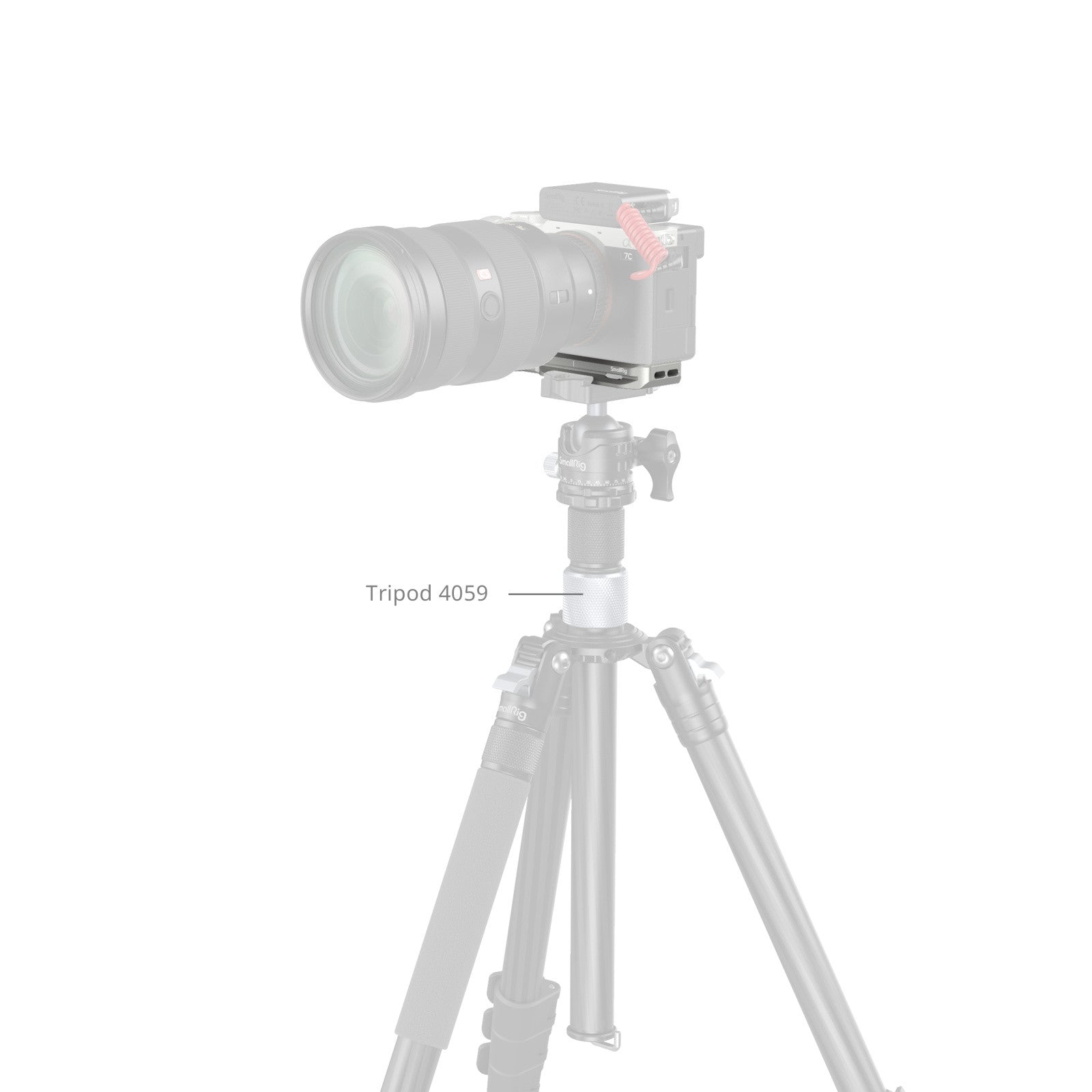 SmallRig Baseplate with Airtag Slot for Sony Alpha 7C II / Alpha 7CR (Silver) 5482