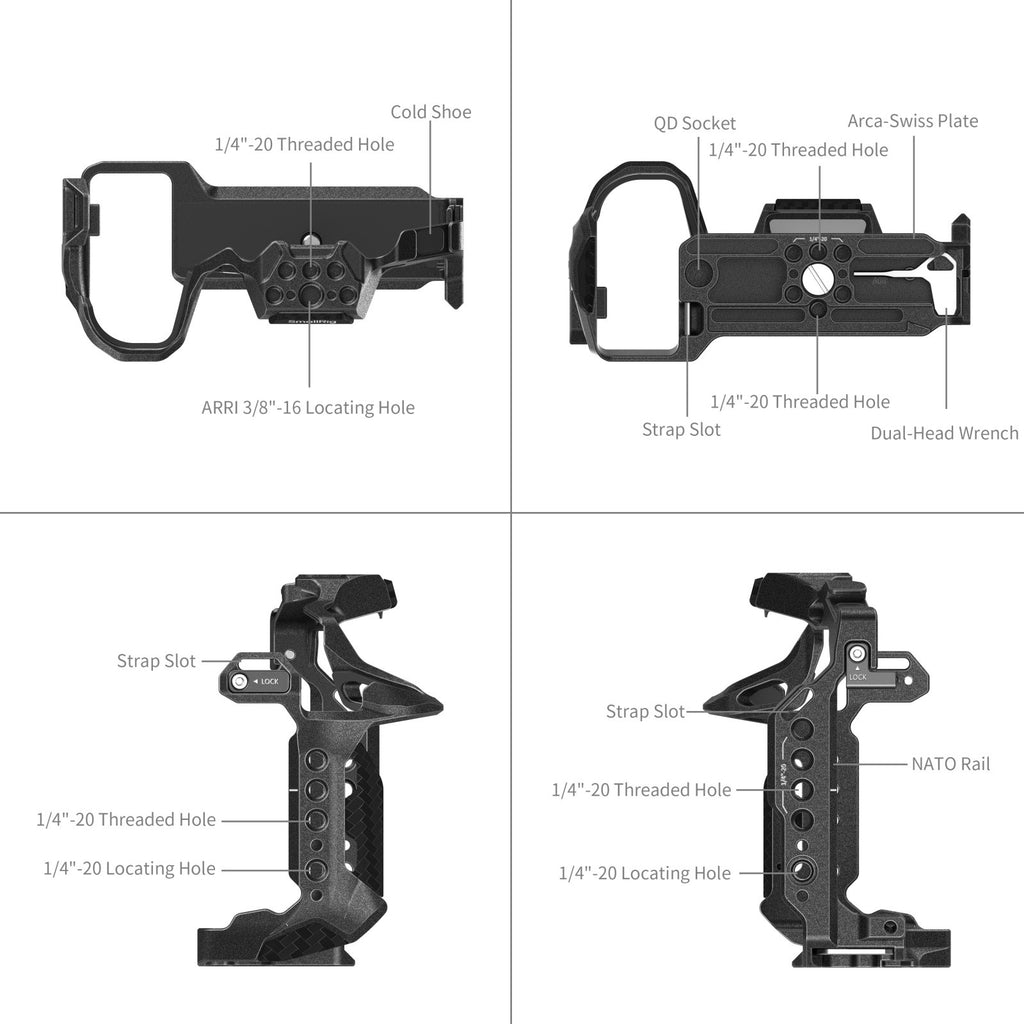 SmallRig Black Mamba Cage for Panasonic S1R II / S1 II / S1 IIE 5502 