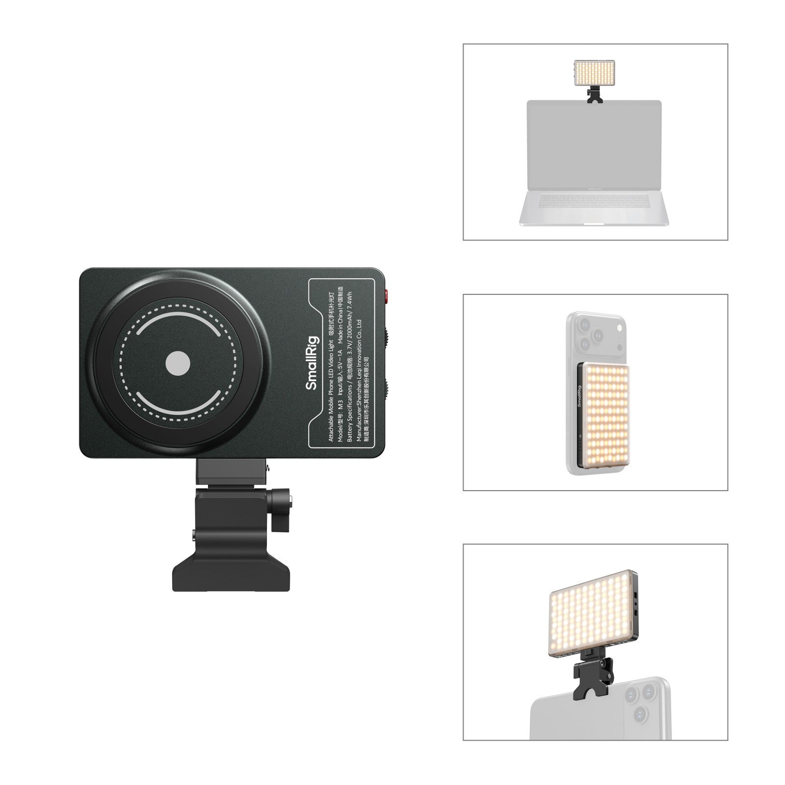 SmallRig M3 Attachable Mobile Phone LED Video Light (Ink Blue) 5505