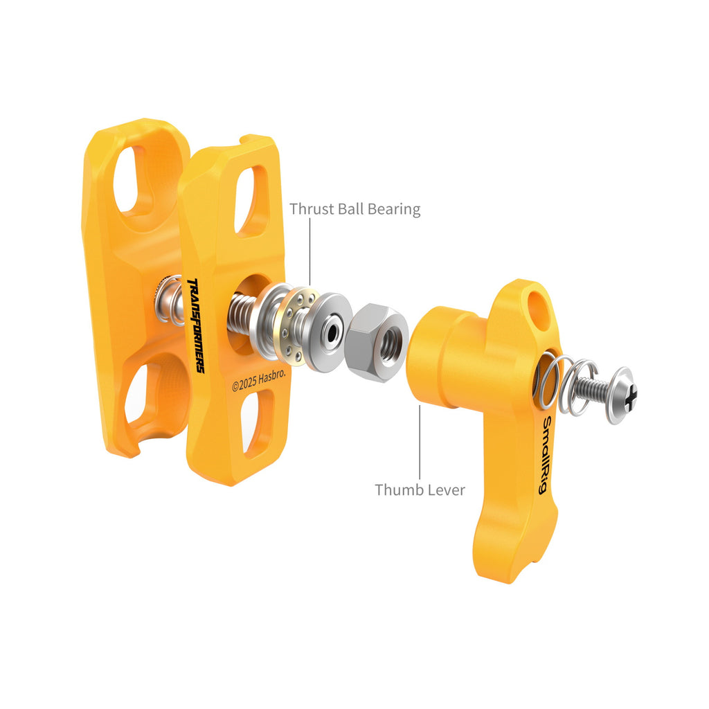 SmallRig Magic Arm Support with Dual Ball Heads (1/4-20 Screws) (BumbleBee Edition) 