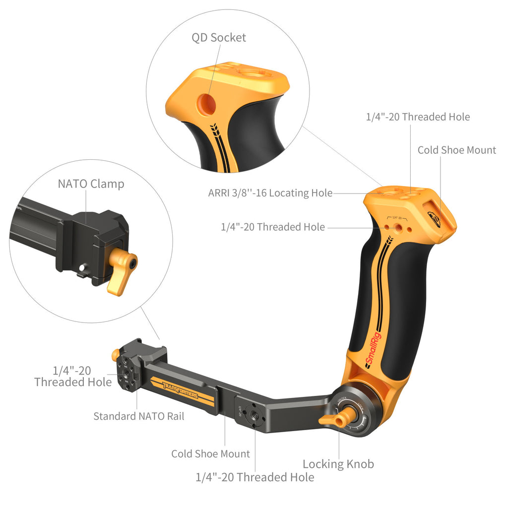 SmallRig Sling Handle for DJI RS 2 / RSC 2 / RS 3 / RS 3 Pro / RS 3 Mini / RS 4 / RS 4 Pro