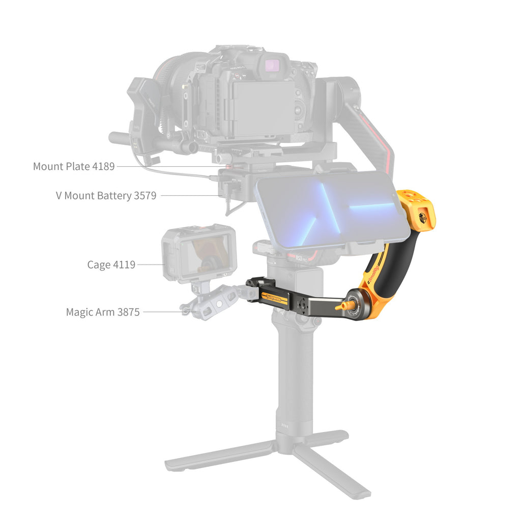 SmallRig Sling Handle for DJI RS 2 / RSC 2 / RS 3 / RS 3 Pro / RS 3 Mini / RS 4 / RS 4 Pro