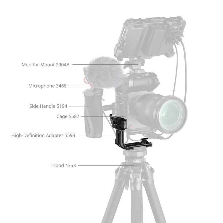 SmallRig Vertical Mount Plate for Cage with Arca-Type Plate 5594
