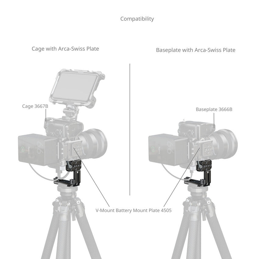 SmallRig Vertical Mount Plate for Cage with Arca-Type Plate 5594