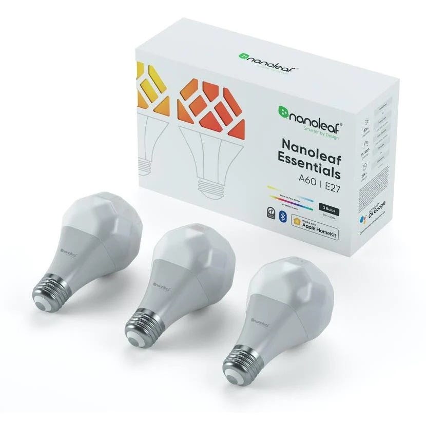 Nanoleaf Essentials Smart Bulb E27 (3 Pack)