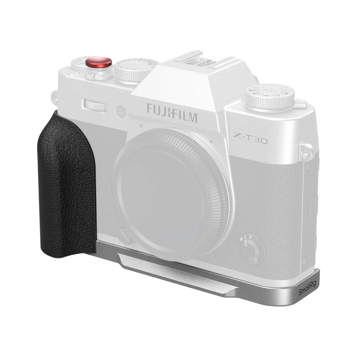SmallRig L-Shaped Mount Plate with Silicone Handle for FUJIFILM X-T30 / X-T30 II
