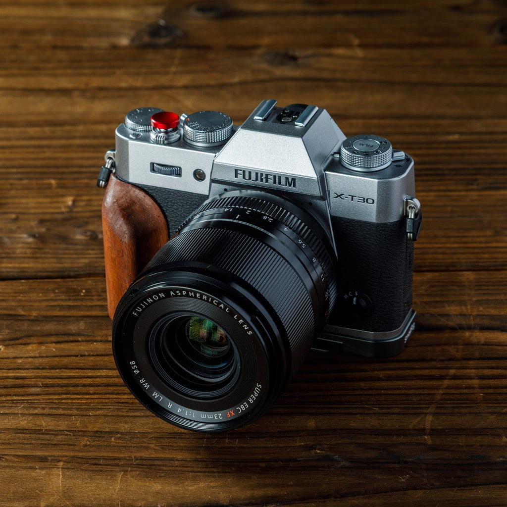SmallRig L-Shaped Mount Plate with Wooden Handle 5668 