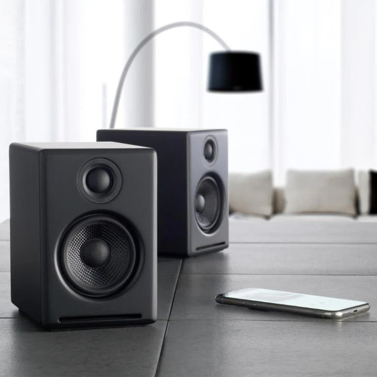 Audioengine A5+ Wireless Bookshelf Speakers with S8 Subwoofer (Black)