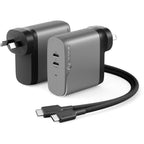 ALOGIC Rapid Power 2 Port 100W GaN Charger (Space Grey)