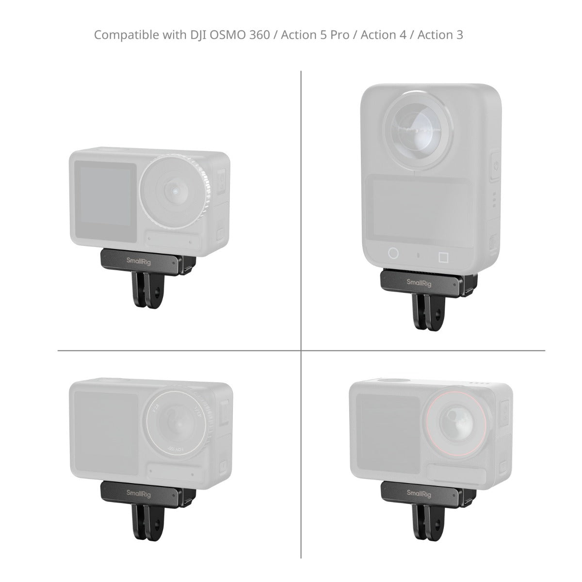 SmallRig Quick Release Mount Adapter for DJI Osmo 360 / Action 5 Pro / 4 / 3 5813