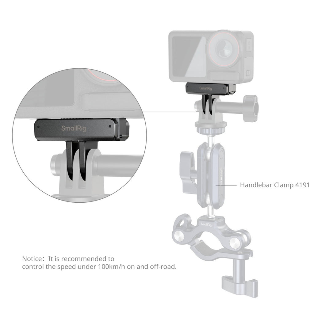 SmallRig Quick Release Mount Adapter for DJI Osmo 360 / Action 5 Pro / 4 / 3 5813