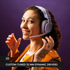 Logitech G ASTRO A10 Gen 2 Wired Gaming Headset for PC (Lilac)