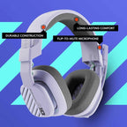 Logitech G ASTRO A10 Gen 2 Wired Gaming Headset for PC (Lilac)