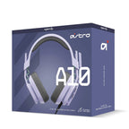 Logitech G ASTRO A10 Gen 2 Wired Gaming Headset for PC (Lilac)