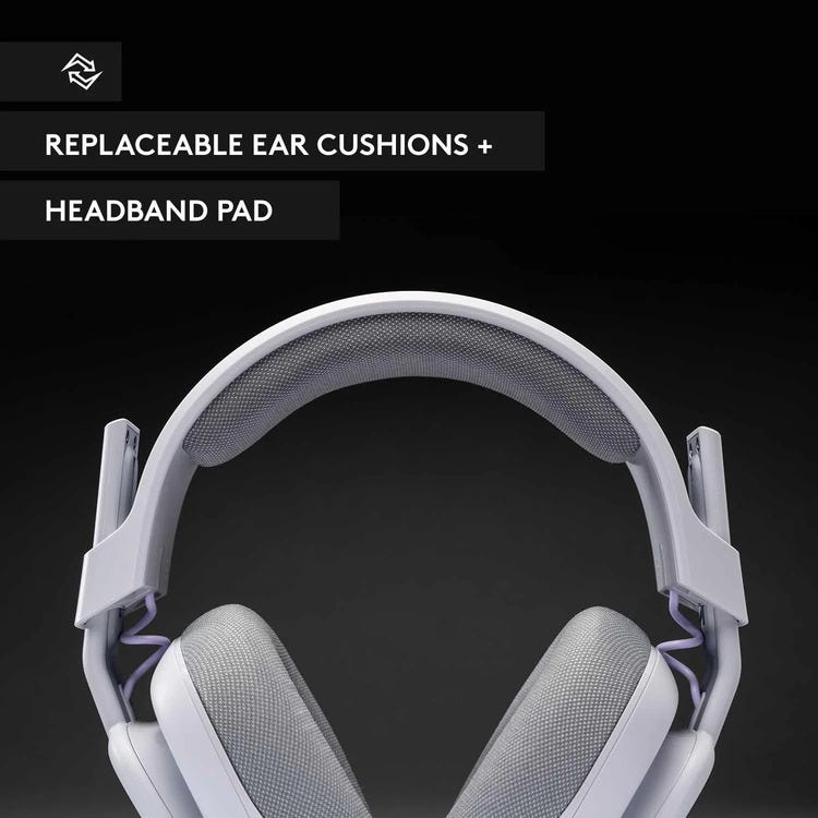 Logitech G ASTRO A10 Gen 2 Wired Gaming Headset for PC (Grey)