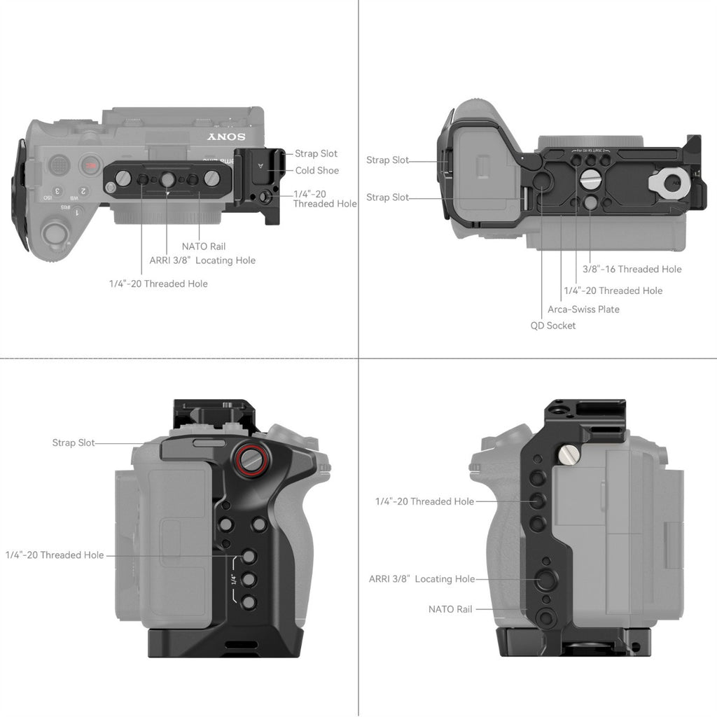  SmallRig Cage Kit for Sony FX3 / FX30 5823 