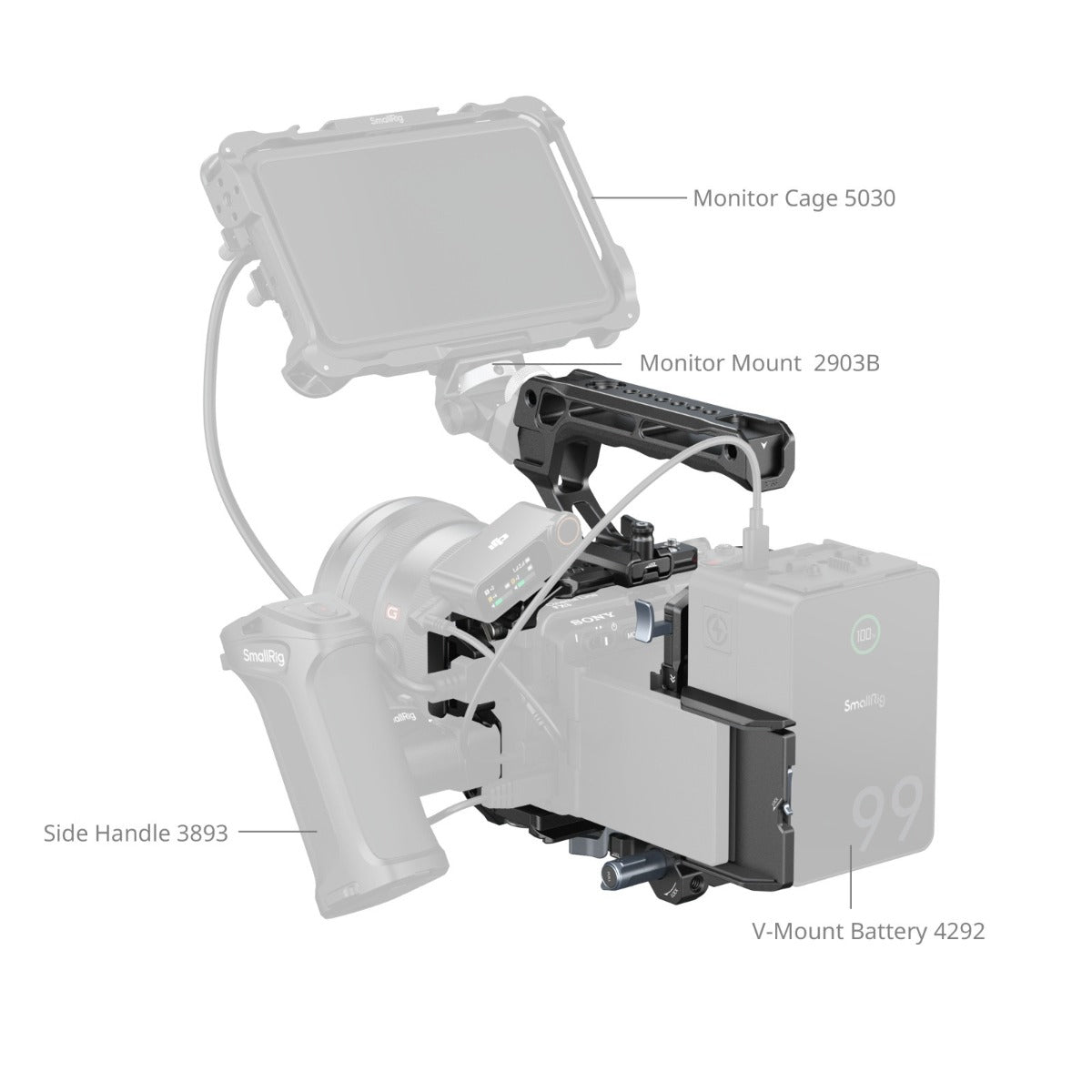  SmallRig Cage Kit for Sony FX3 / FX30 5823 