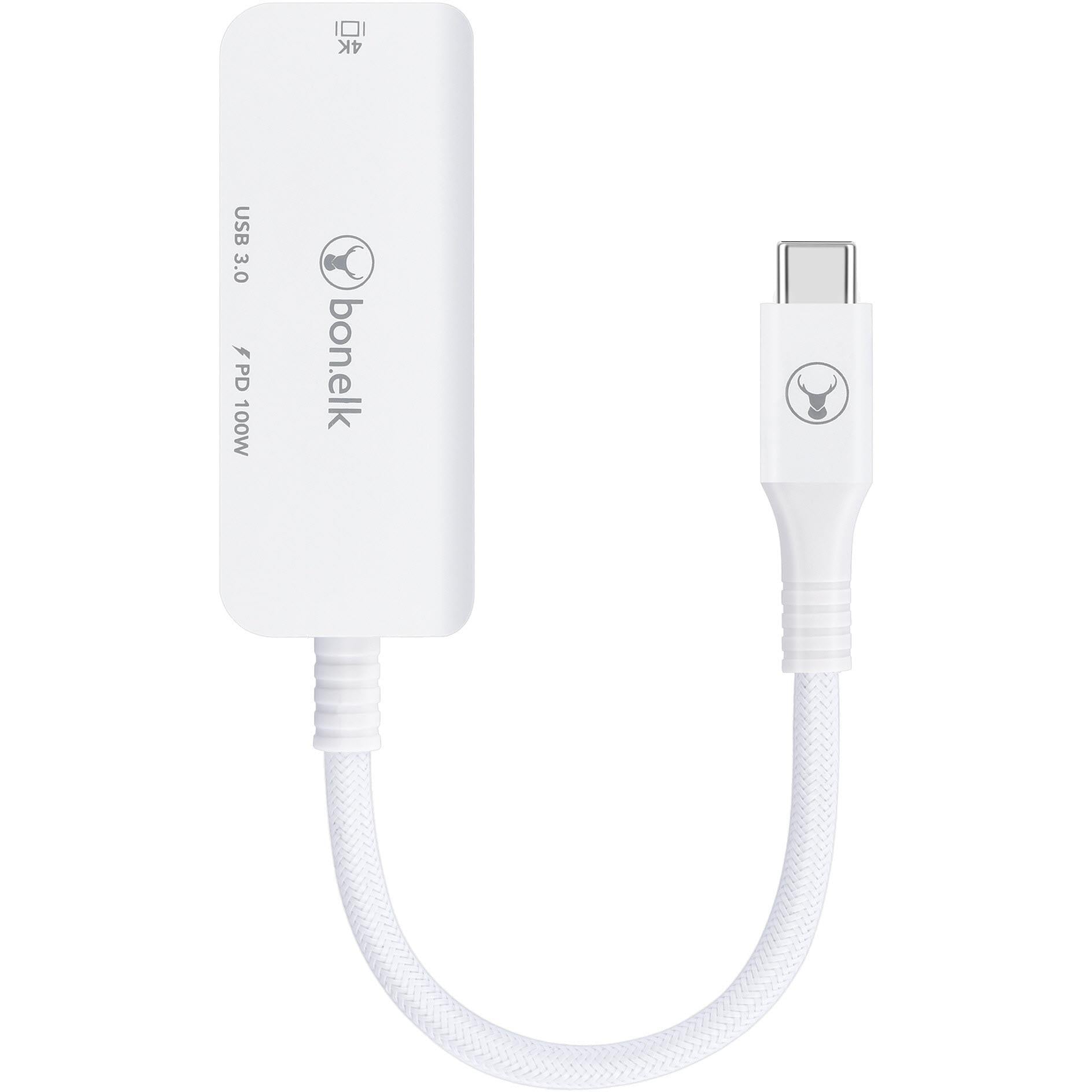 Bonelk Long-Life 3in1 Multiport Hub (White)