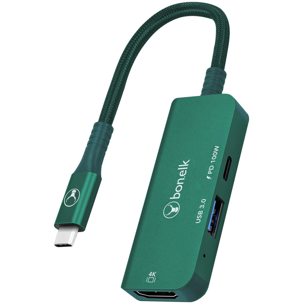 Bonelk Long-Life 3in1 Multiport Hub (Green)