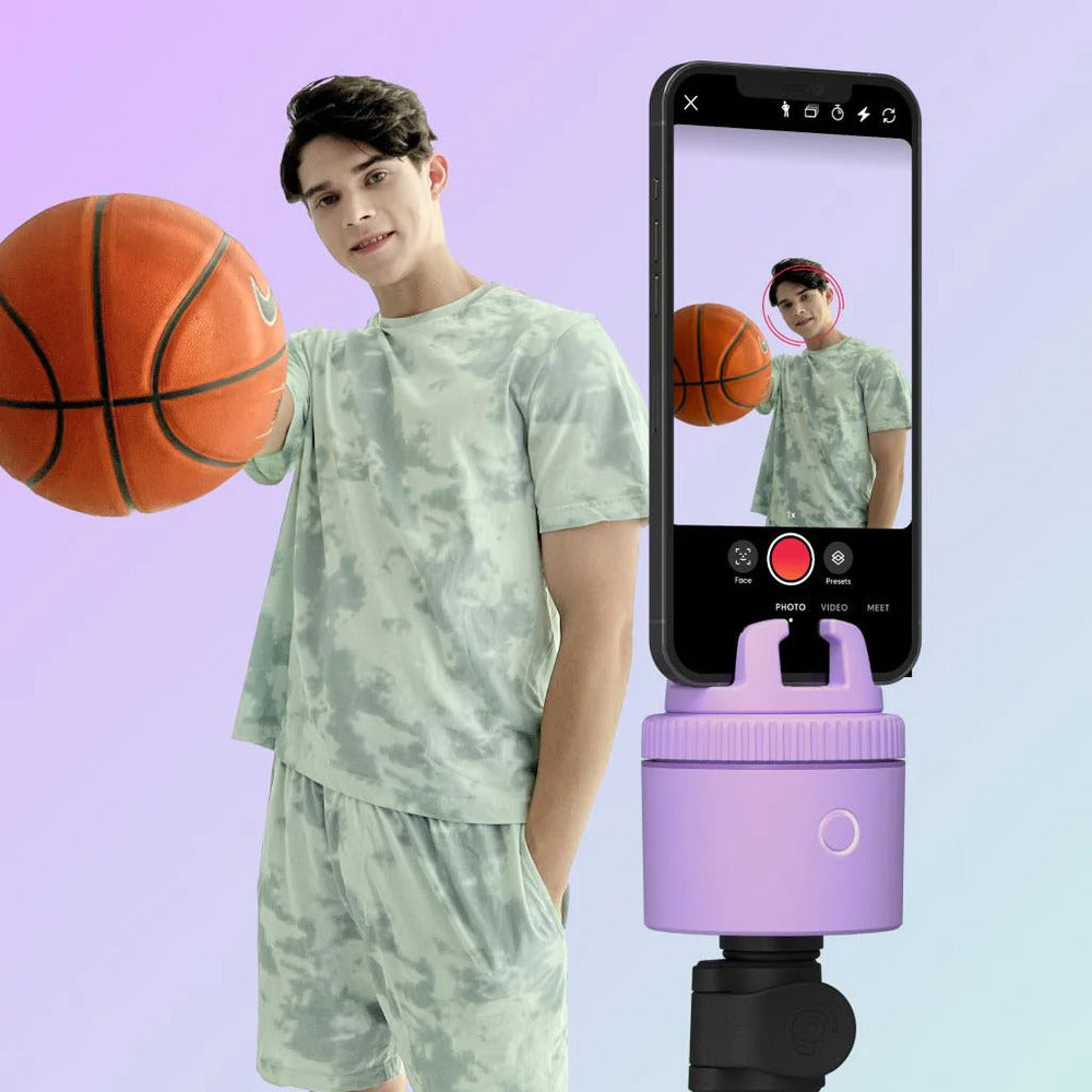 Pivo Pod Lite Auto Tracking Smartphone Mount (Purple)