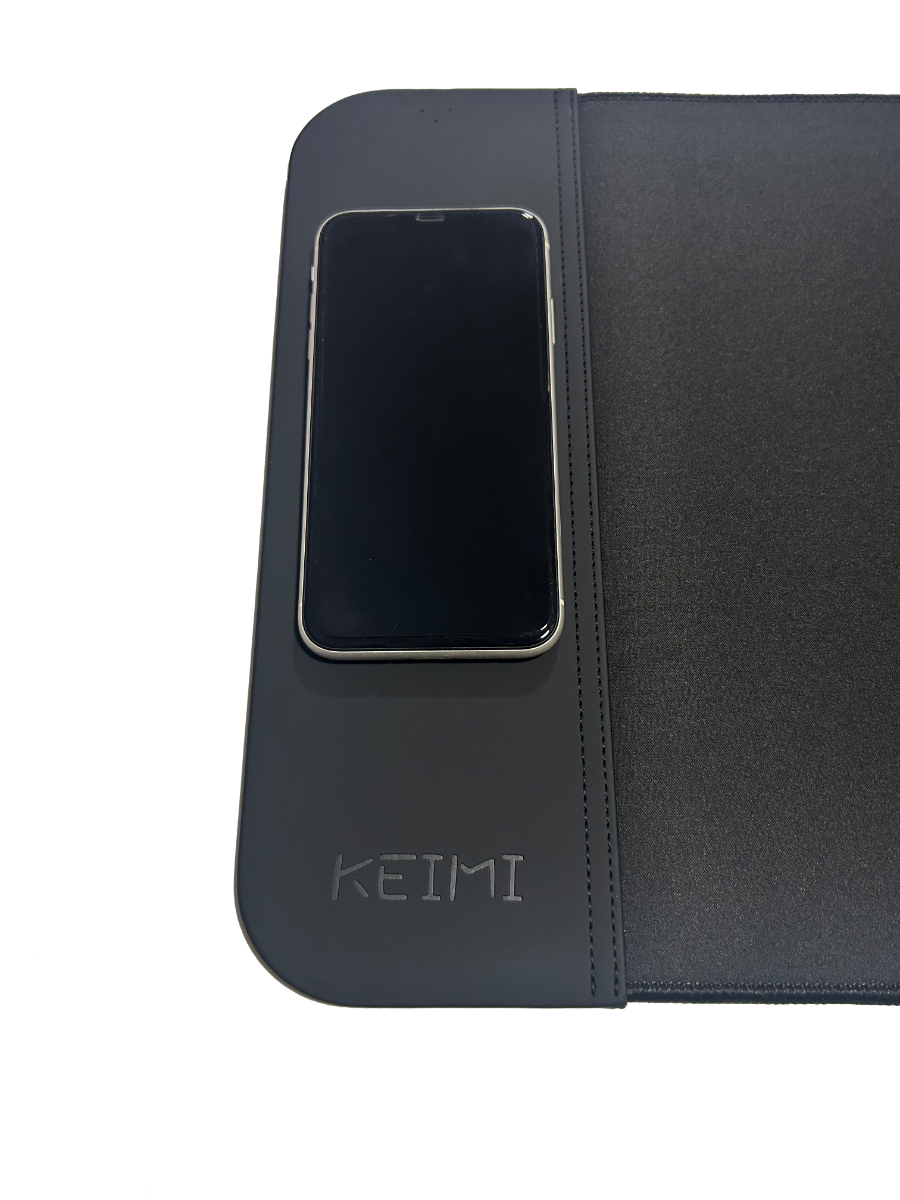 Keimi 15W Wireless Charging Extended Mouse Pad 