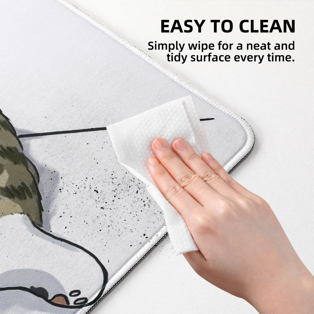 YUNZII Keynovo Desk Mat 900x400x3mm (Drunk Cat)
