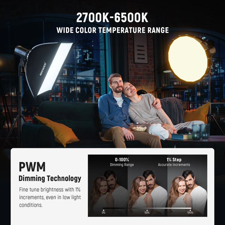 NEEWER MS150B Mini Bi-Color LED Video Light