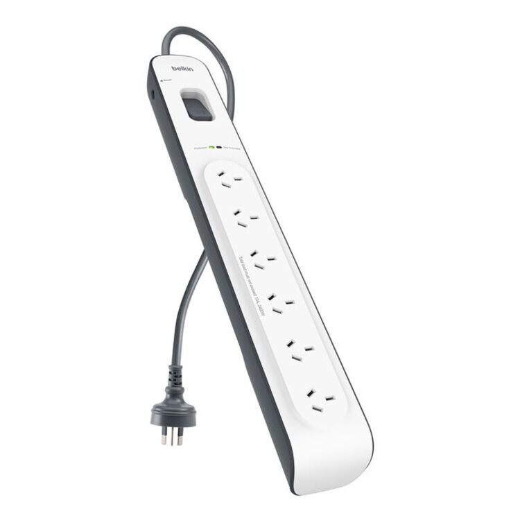 Belkin BSV603 6-Outlet 2-Meter Surge Protection Power Board
