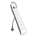 Belkin BSV603 6-Outlet 2-Meter Surge Protection Power Board