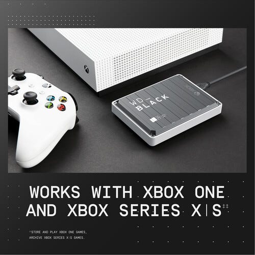WD 5TB WD_BLACK P10 Game Drive for Xbox One
