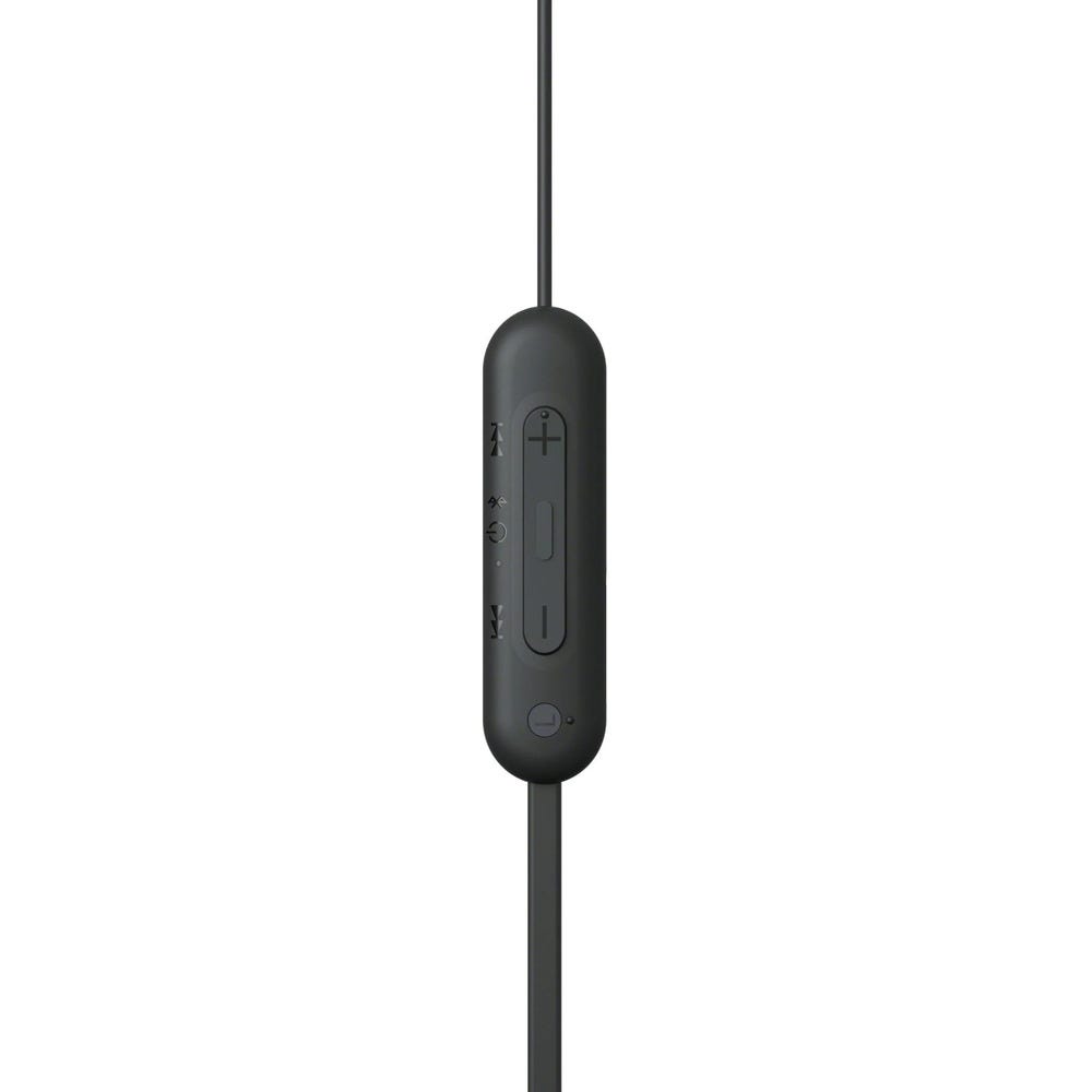 Sony WI-C100B Wireless In-Ear Headphones with Built-in Mic (Black)